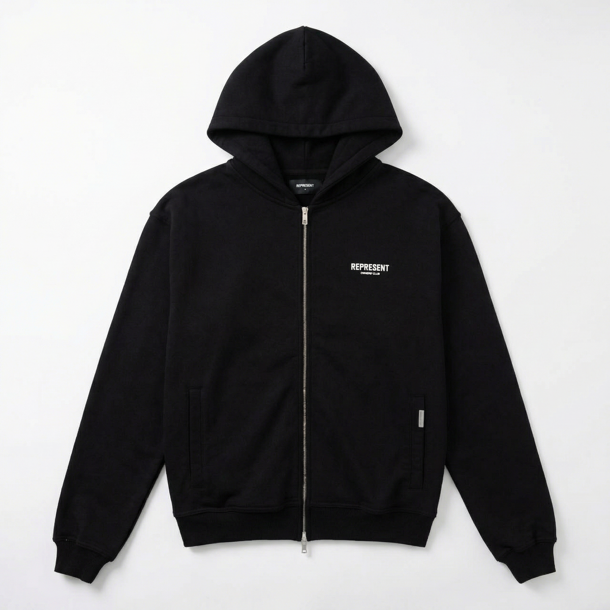 Represent Owners Club hoodie Zip-up Black