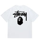 BAPE X Stussy Basic T-shirt