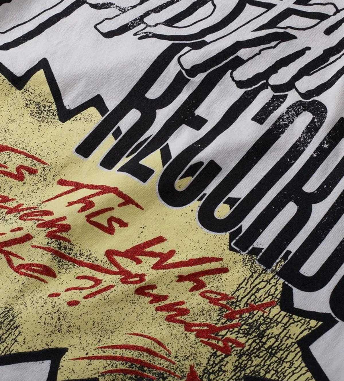 Hellstar Studios Records Tee Cream Tshirt