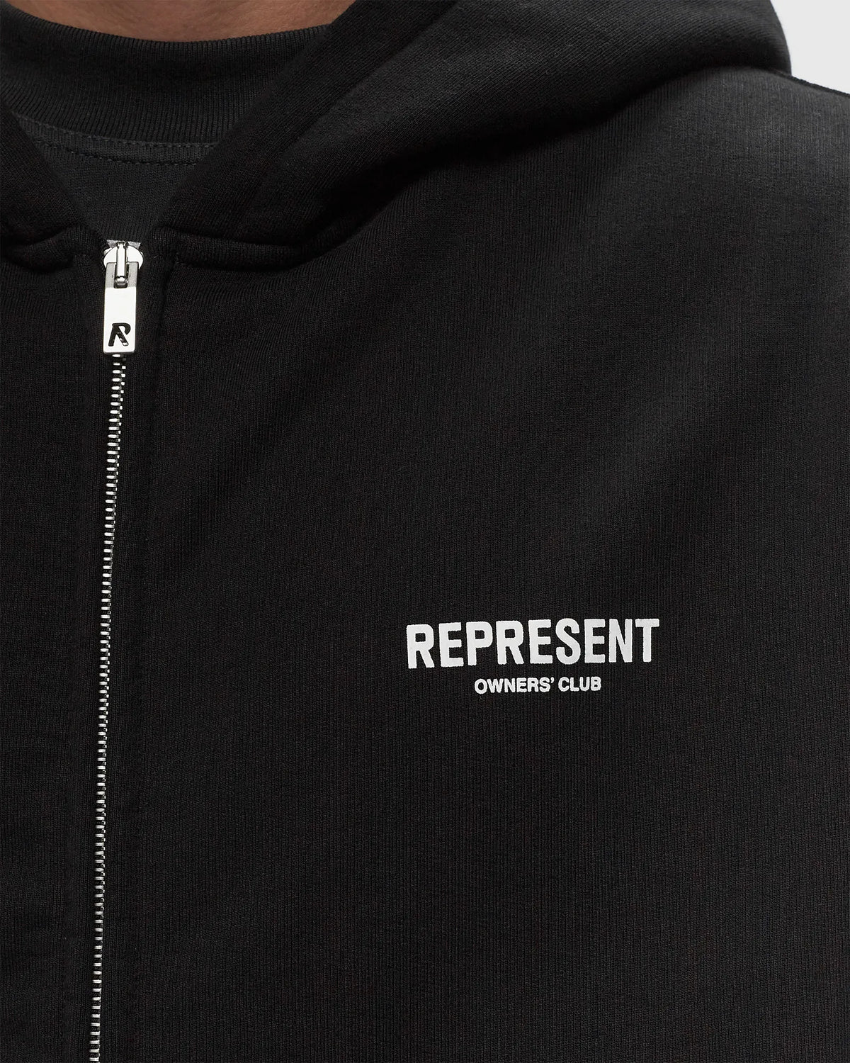 Represent Owners Club hoodie Zip-up Black