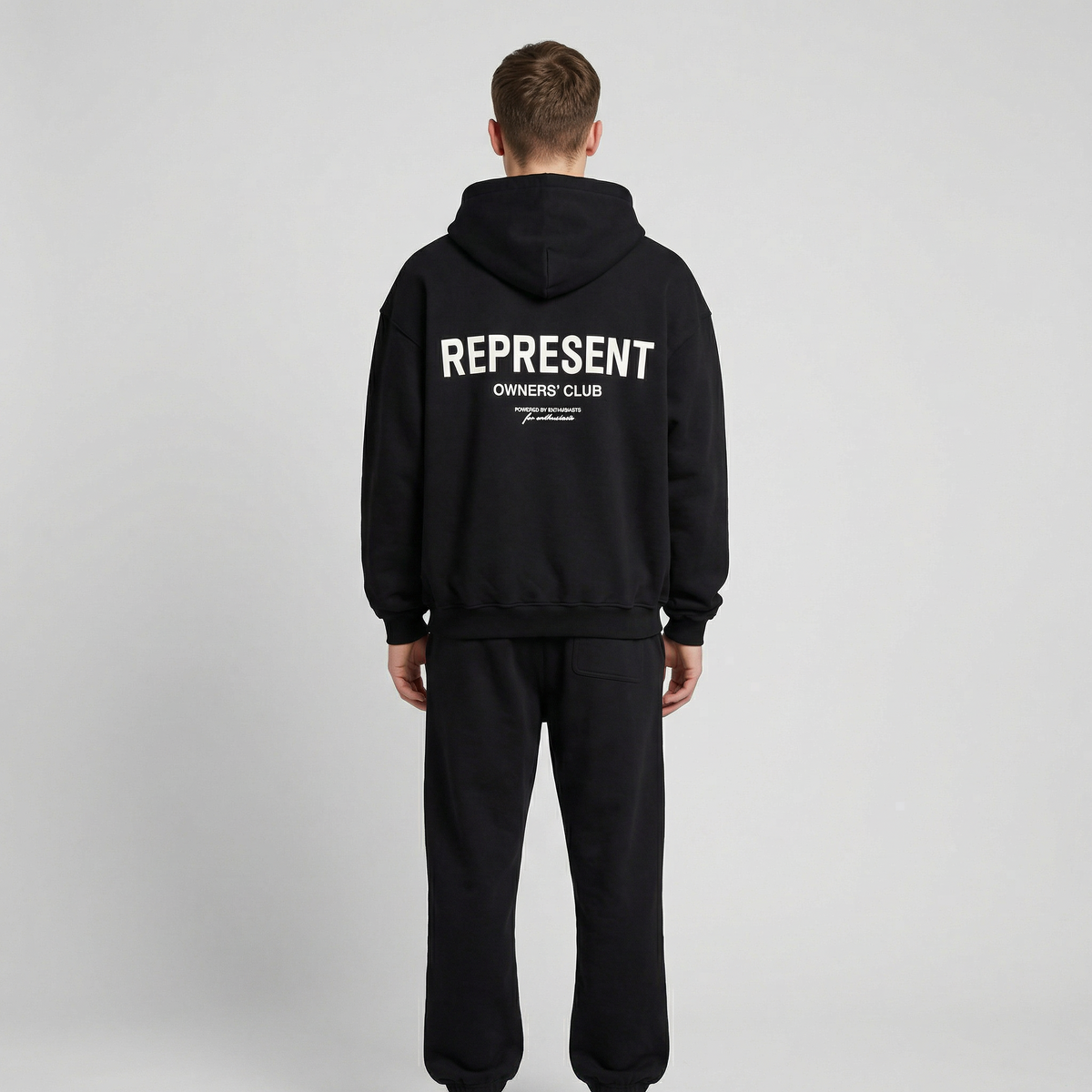 Represent Owners Club hoodie Zip-up Black