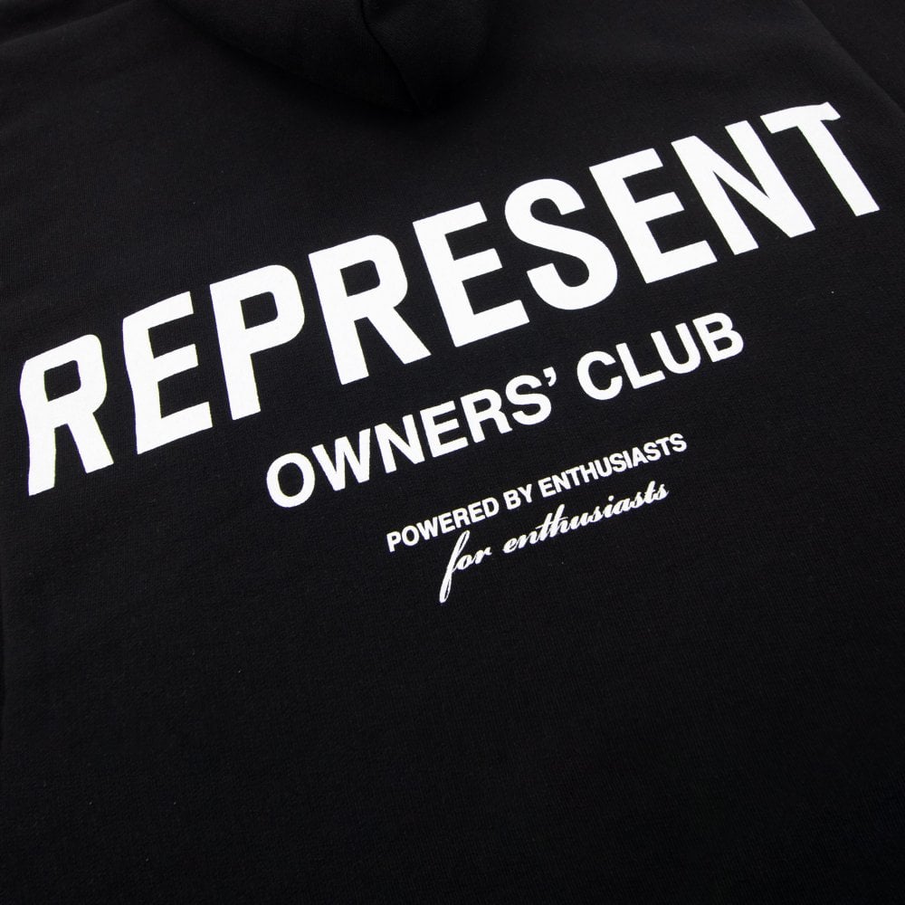 Represent Owners Club hoodie Zip-up Black